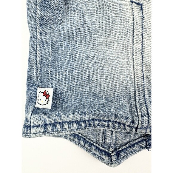 Vintage Hello Kitty Sanrio Denim Skirt Vest Two Piece Girls Outfit Y2K Medium - Picture 7 of 14
